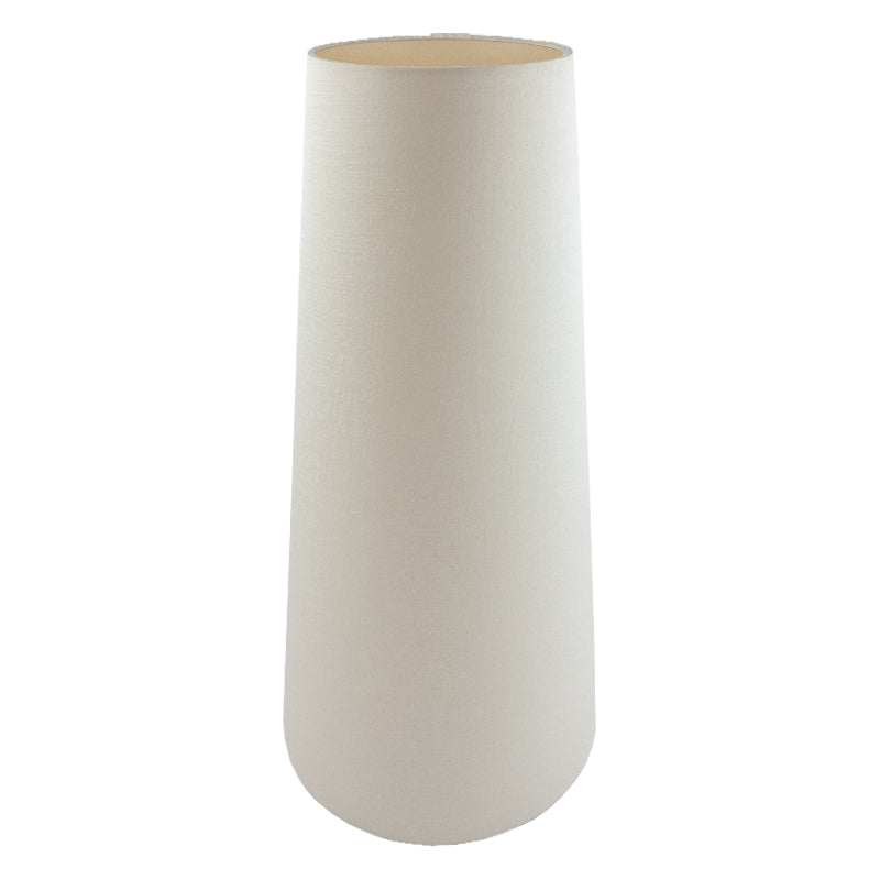 Ivory Satin Tall Tapered Lampshade