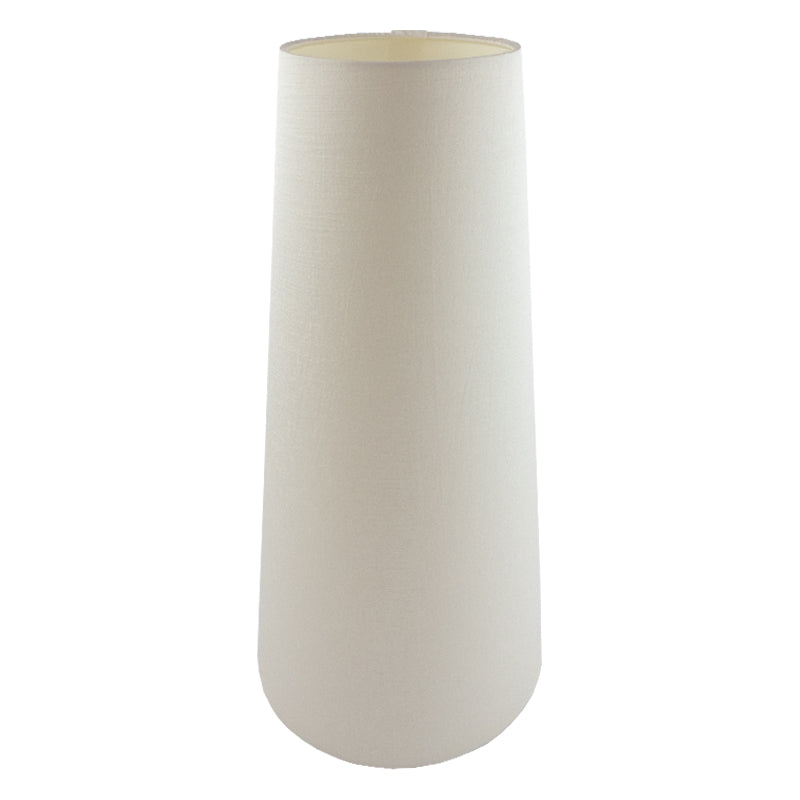 Ivory Satin Tall Tapered Lampshade