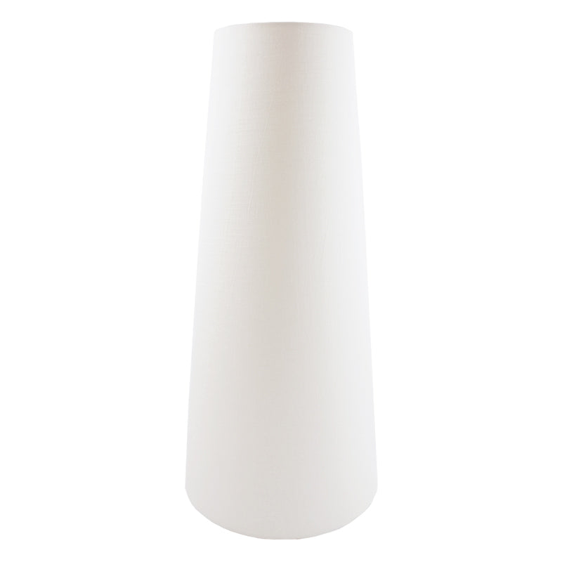Ivory Satin Tall Tapered Lampshade