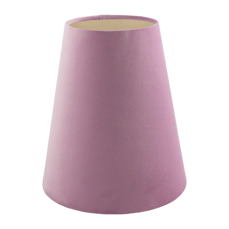 Lavender Velvet Tall Empire Lampshade