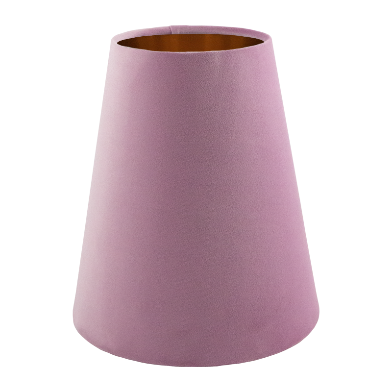 Lavender Velvet Tall Empire Lampshade