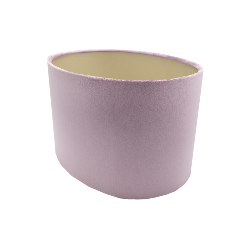 Lavender Velvet Oval Lampshade