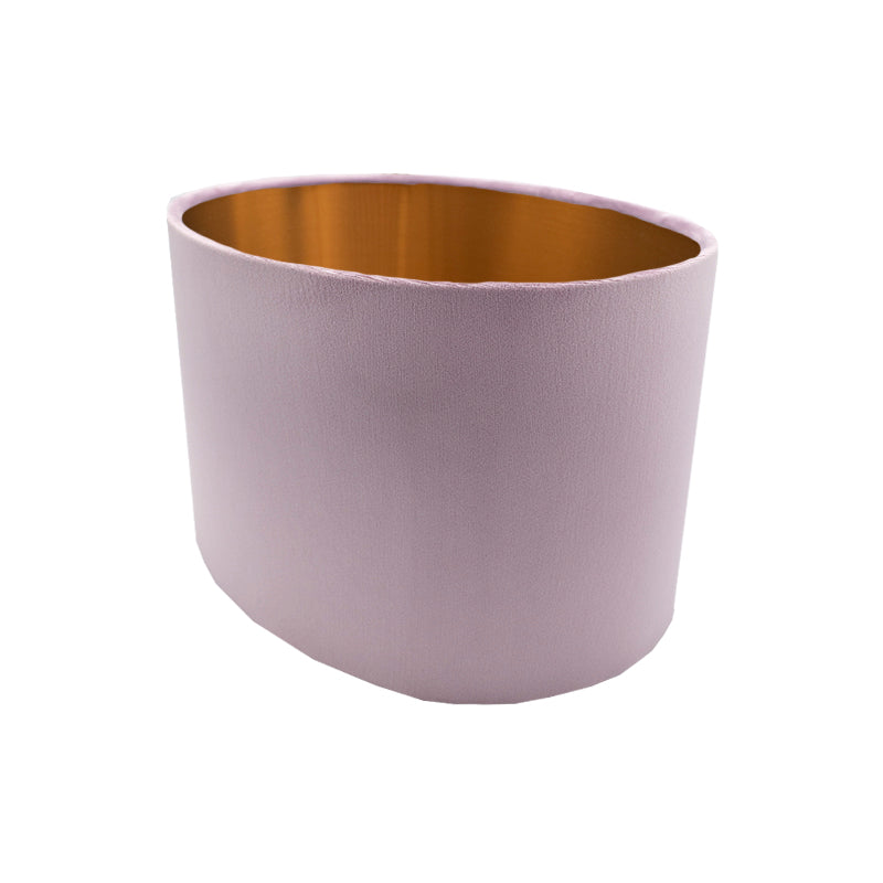 Lavender Velvet Oval Lampshade