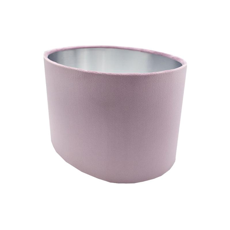 Lavender Velvet Oval Lampshade