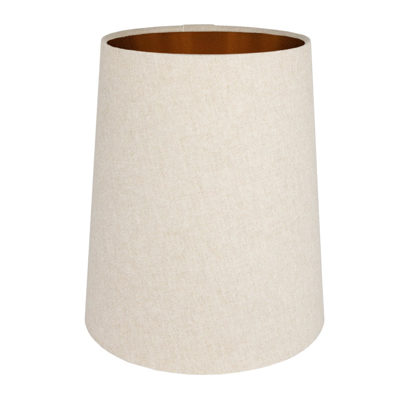 Light Beige Cotton Tall French Drum Lampshade