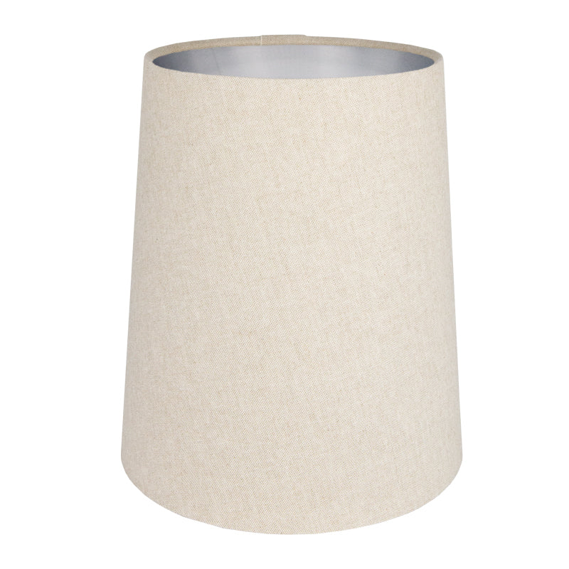 Light Beige Cotton Tall French Drum Lampshade