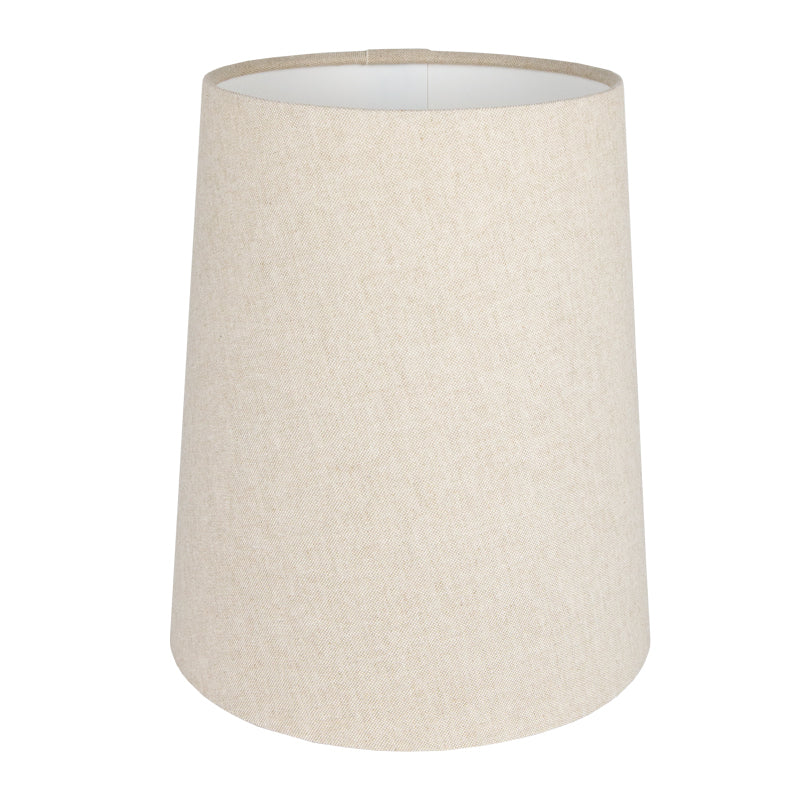 Light Beige Cotton Tall French Drum Lampshade