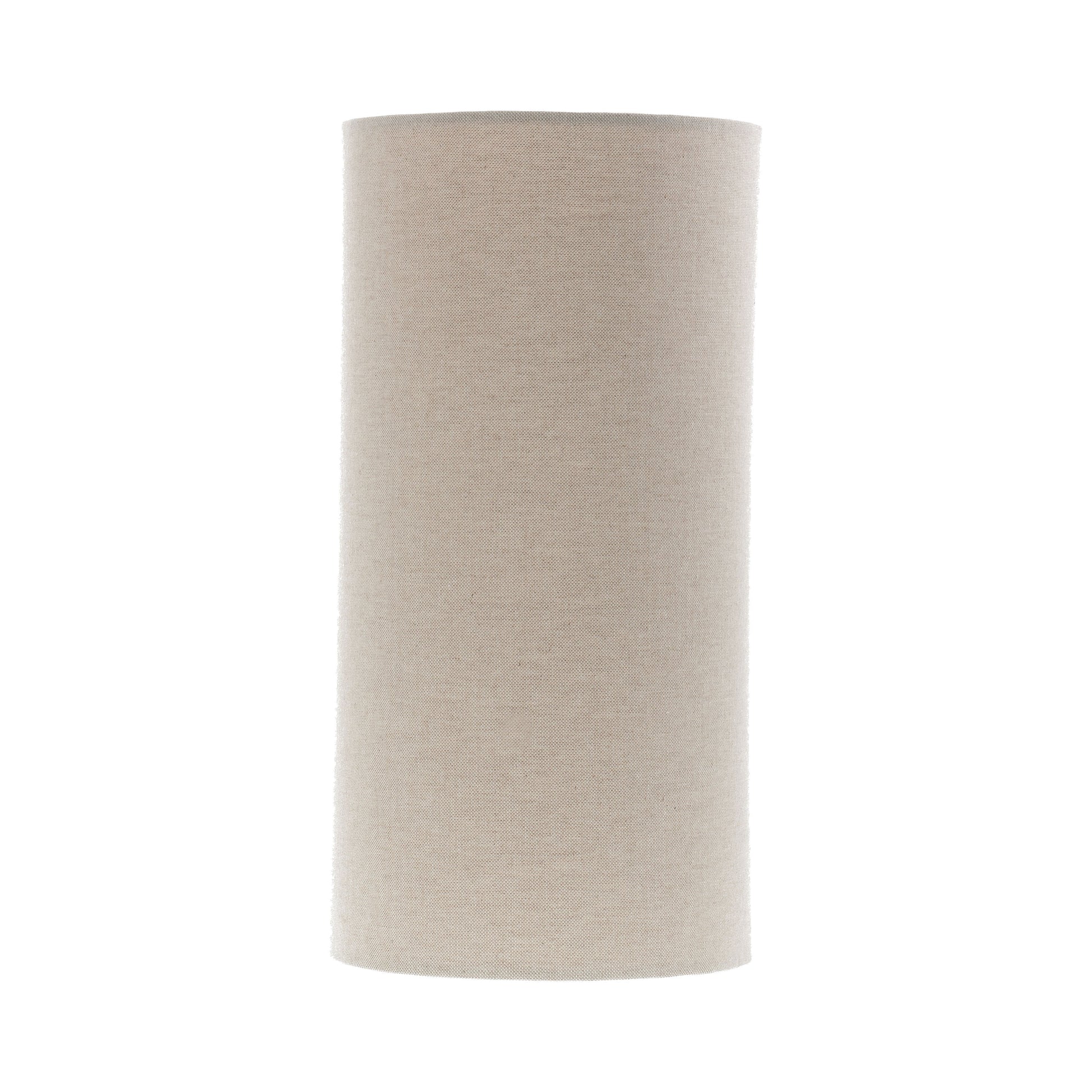 Light Beige Tall Drum Lampshade
