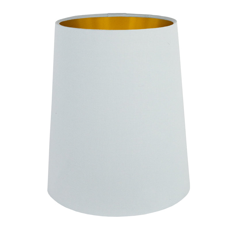 Light Grey Cotton Tall French Drum Lampshade