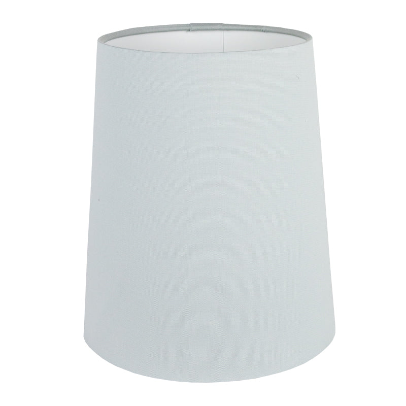Light Grey Cotton Tall French Drum Lampshade