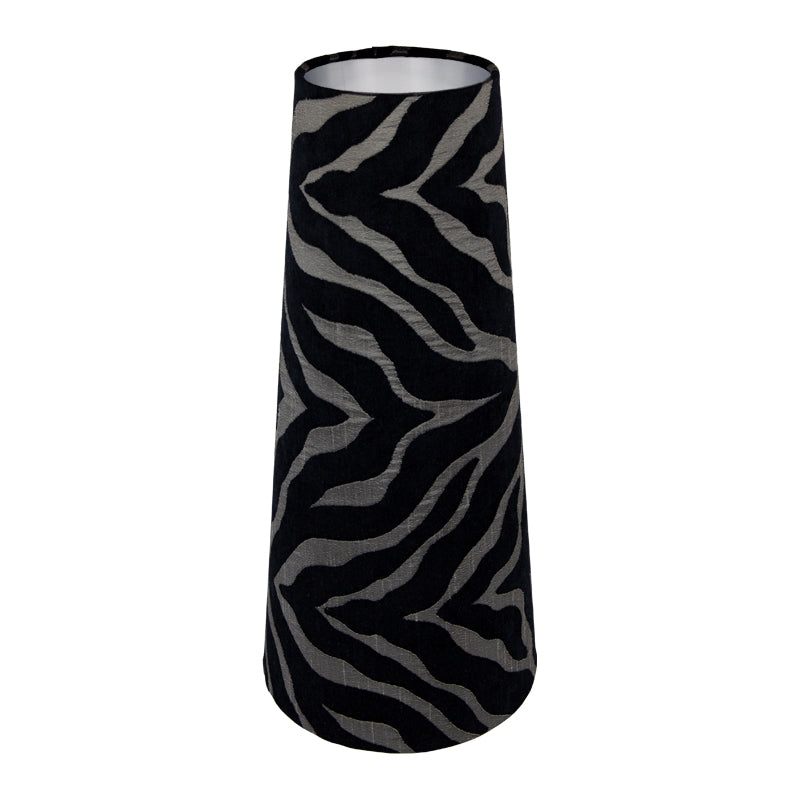 Limpopo Silver Tall Tapered Lampshade