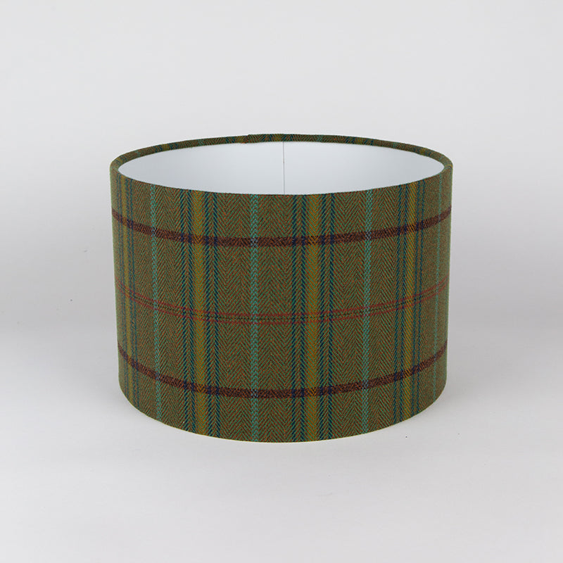 Margo Forest Tartan Drum Lampshade