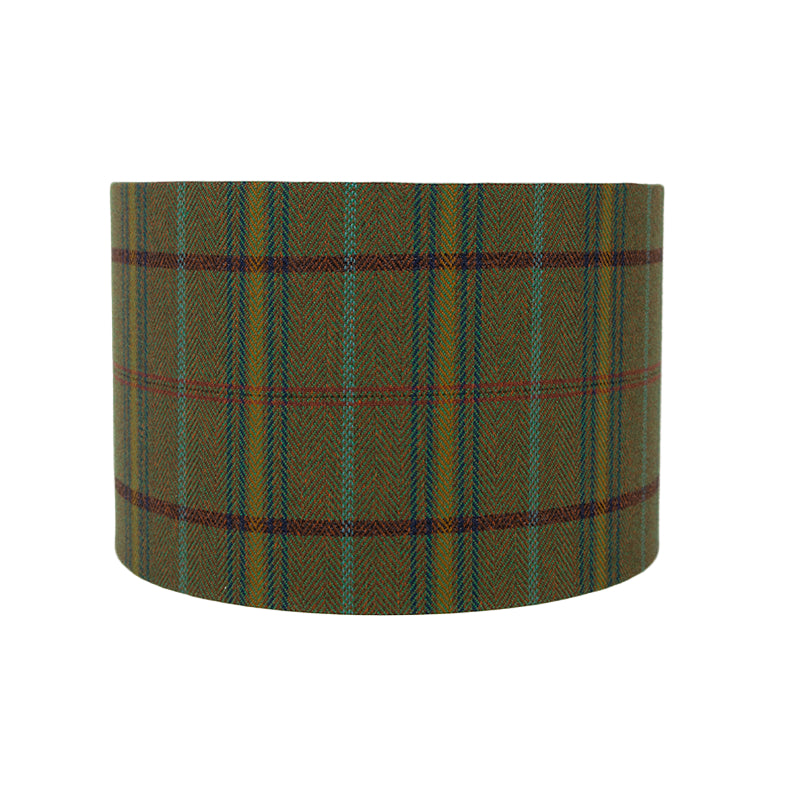 Margo Forest Tartan Drum Lampshade