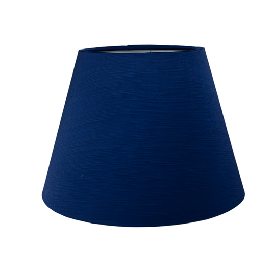 Midnight Blue Satin Empire Lampshade