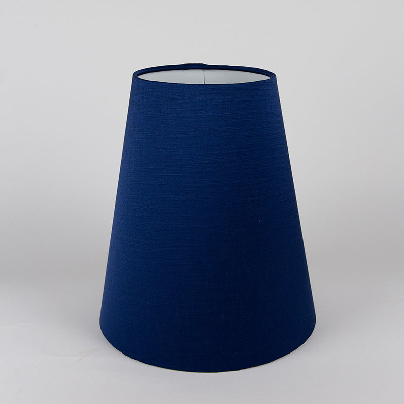 Midnight Blue Satin Tall Empire Lampshade