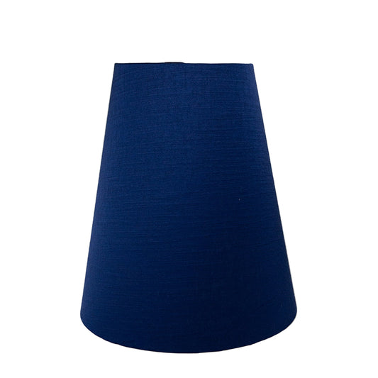Midnight Blue Satin Tall Empire Lampshade