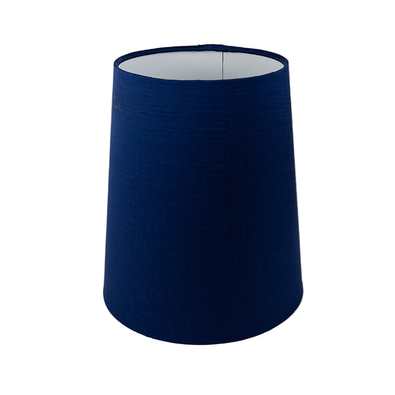 Midnight Blue Satin Tall French Drum Lampshade