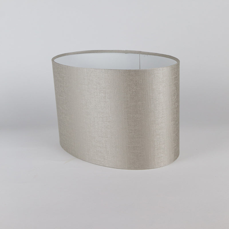 Mushroom Satin Oval Lampshade