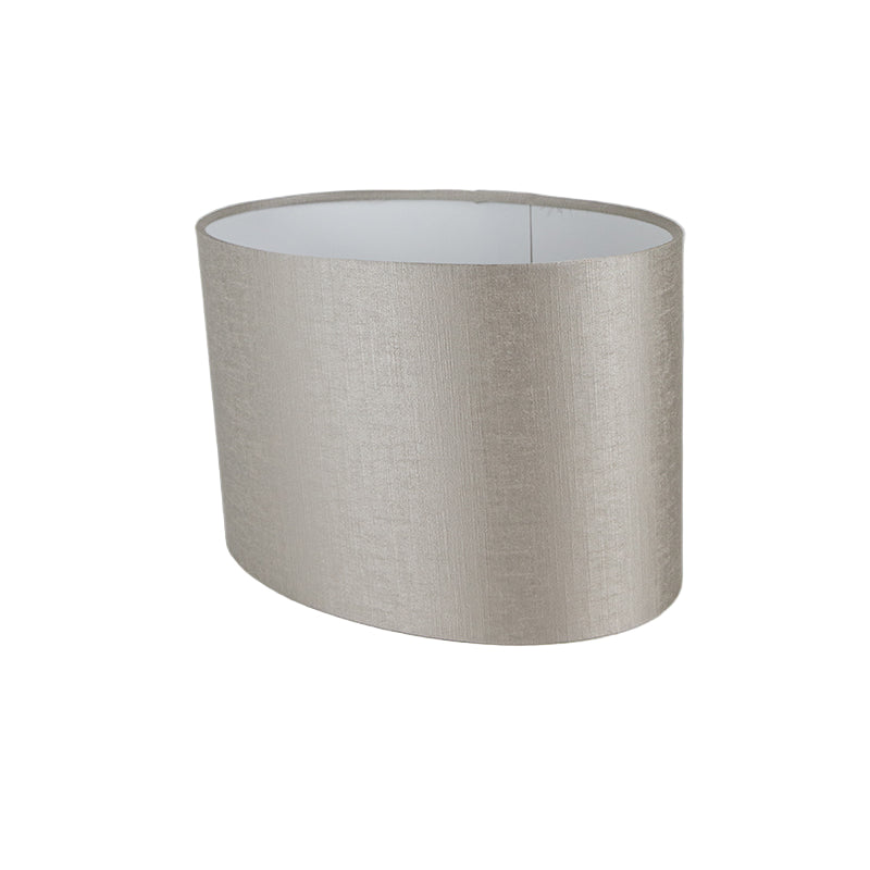 Mushroom Satin Oval Lampshade