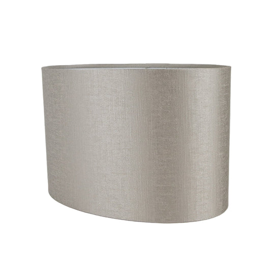 Mushroom Satin Oval Lampshade