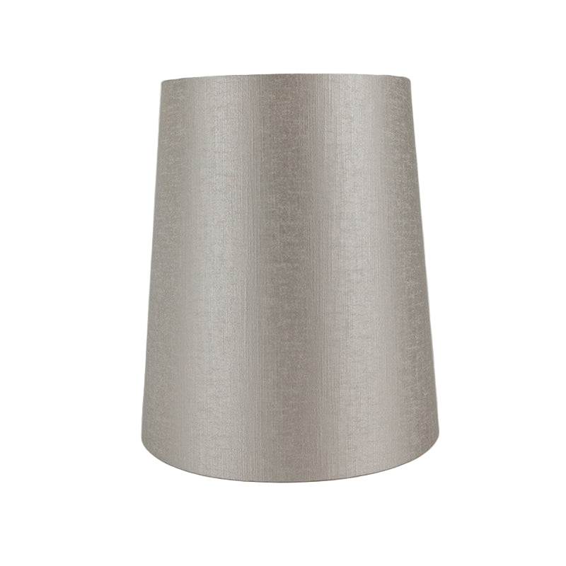 Mushroom Satin Tall French Drum Lampshade