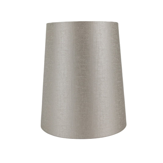 Mushroom Satin Tall French Drum Lampshade