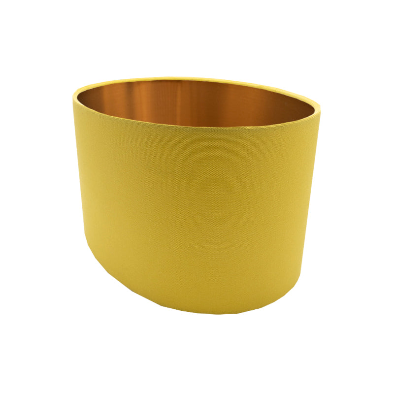 Mustard Yellow Oval Lampshade