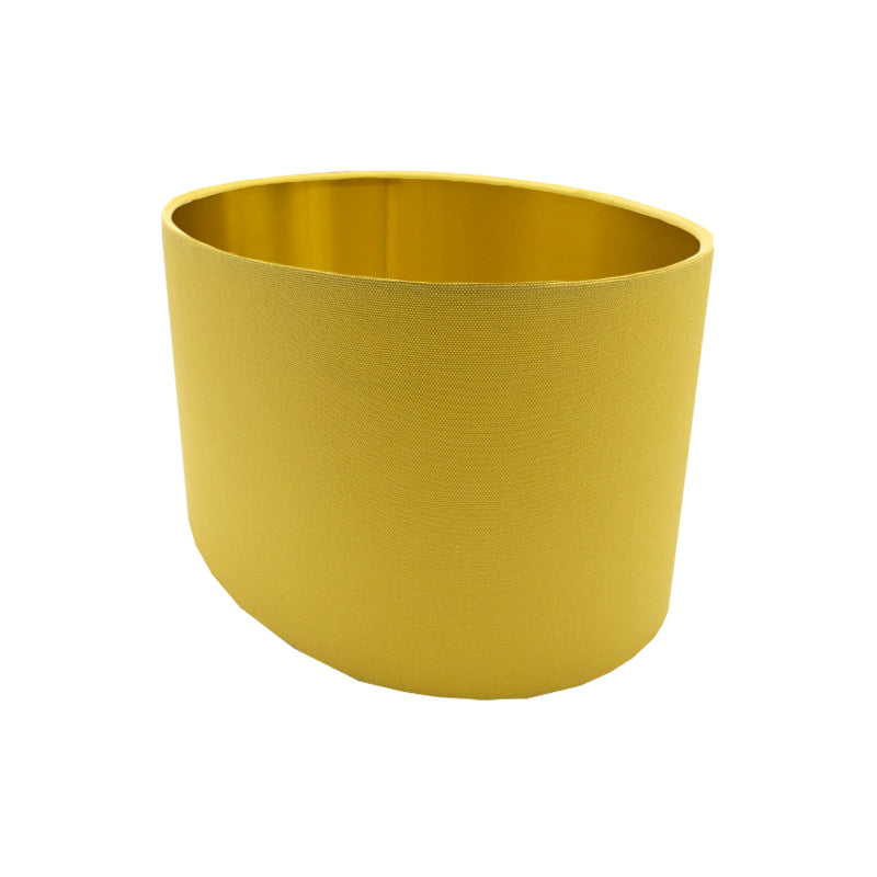 Mustard Yellow Oval Lampshade
