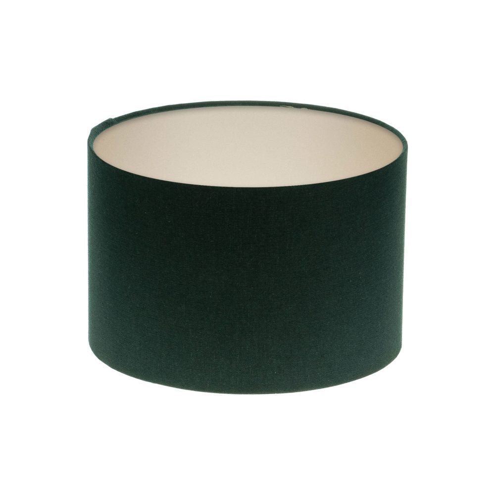Dark Navy Blue Drum Lampshade Champagne Inner
