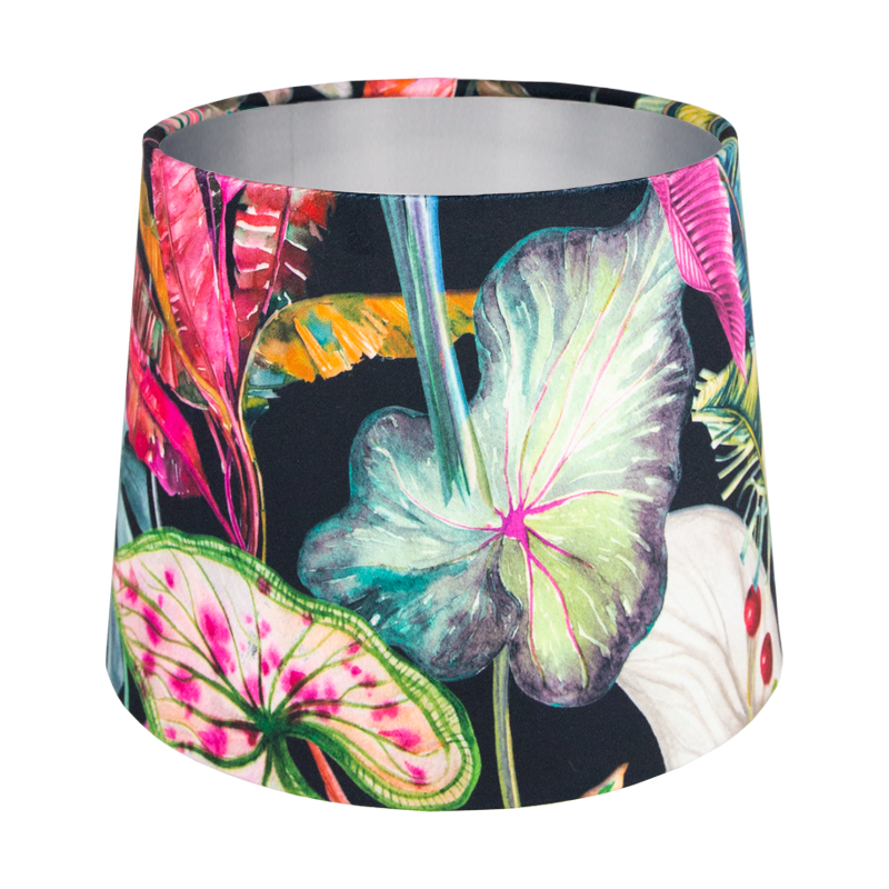 Oasis Black Velvet French Drum Lampshade