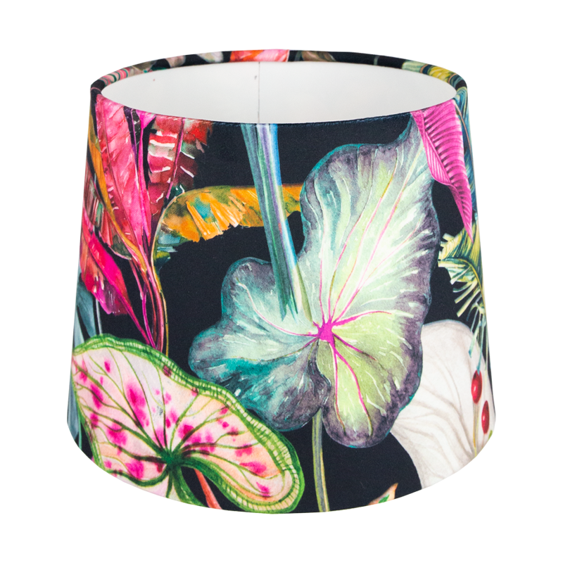 Oasis Black Velvet French Drum Lampshade