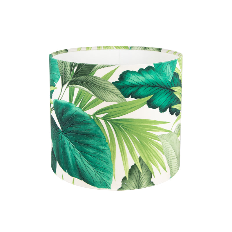 Palm Velvet Drum Lampshade