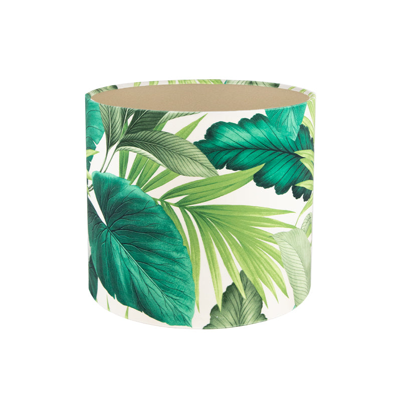 Palm Velvet Drum Lampshade