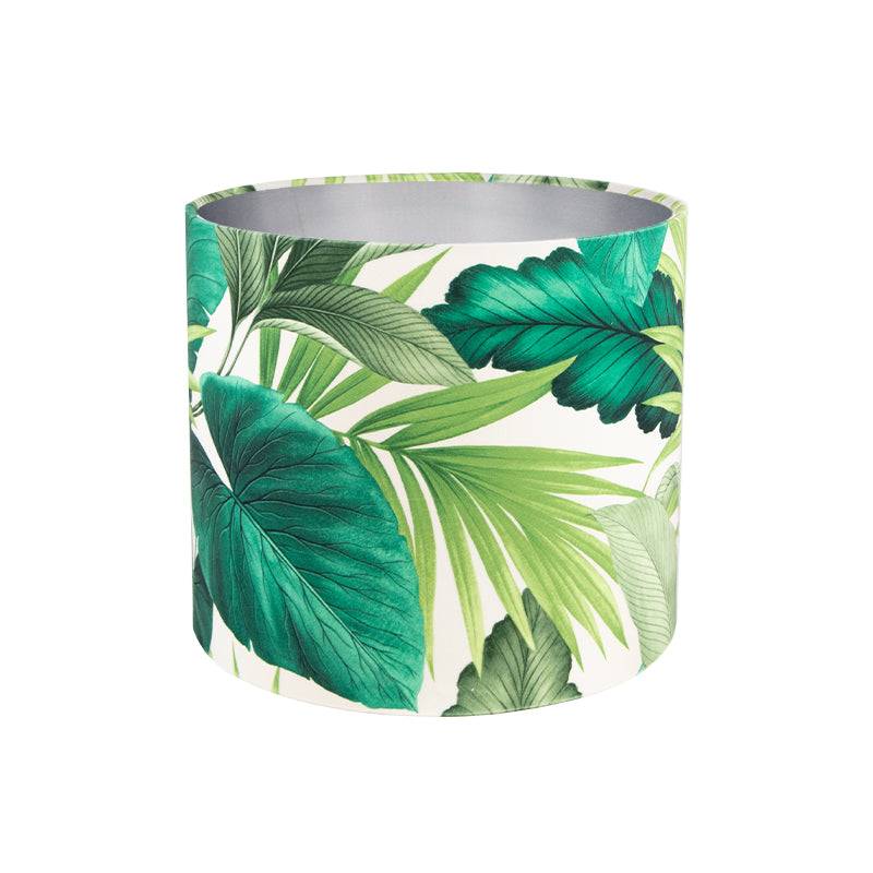 Palm Velvet Drum Lampshade