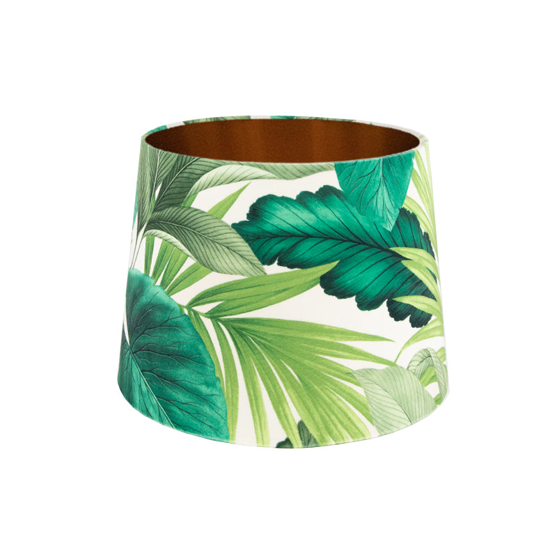 Palm Velvet French Drum Lampshade