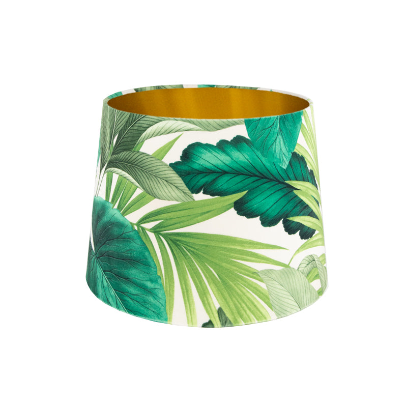 Palm Velvet French Drum Lampshade