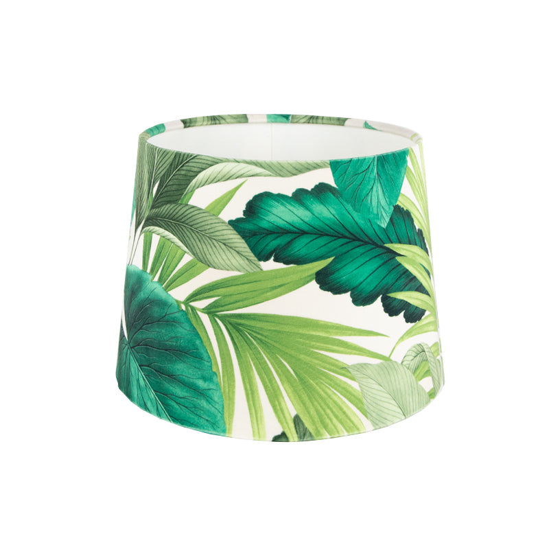 Palm Velvet French Drum Lampshade