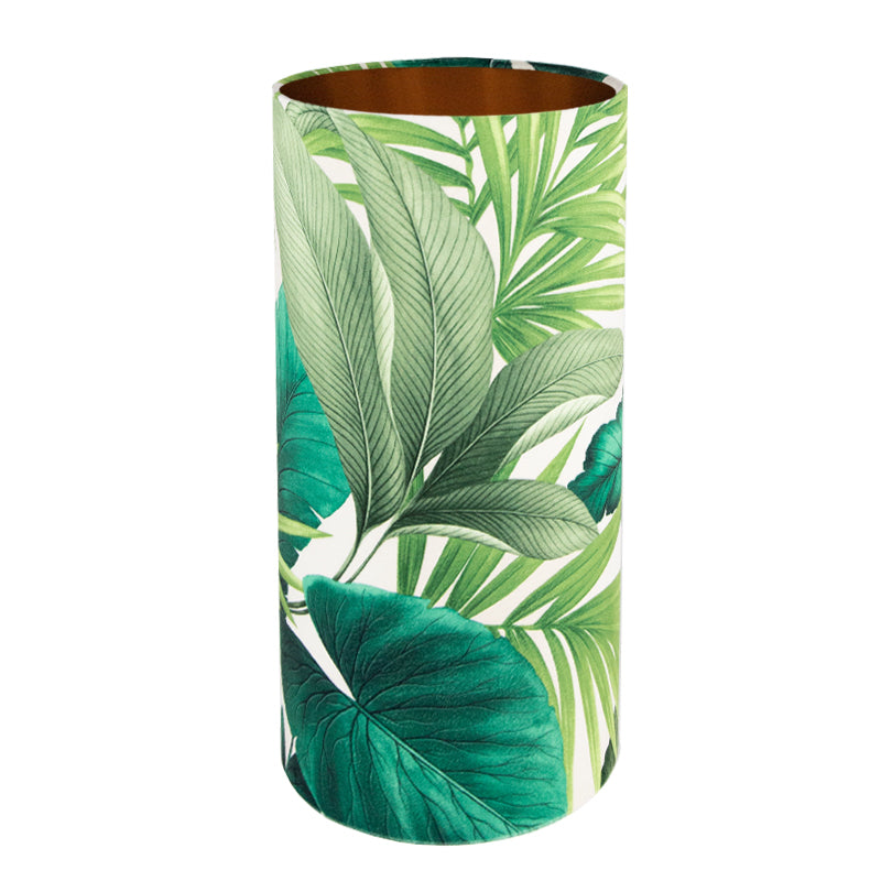 Palm Velvet Tall Drum Lampshade