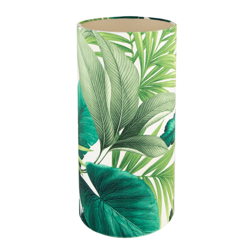 Palm Velvet Tall Drum Lampshade