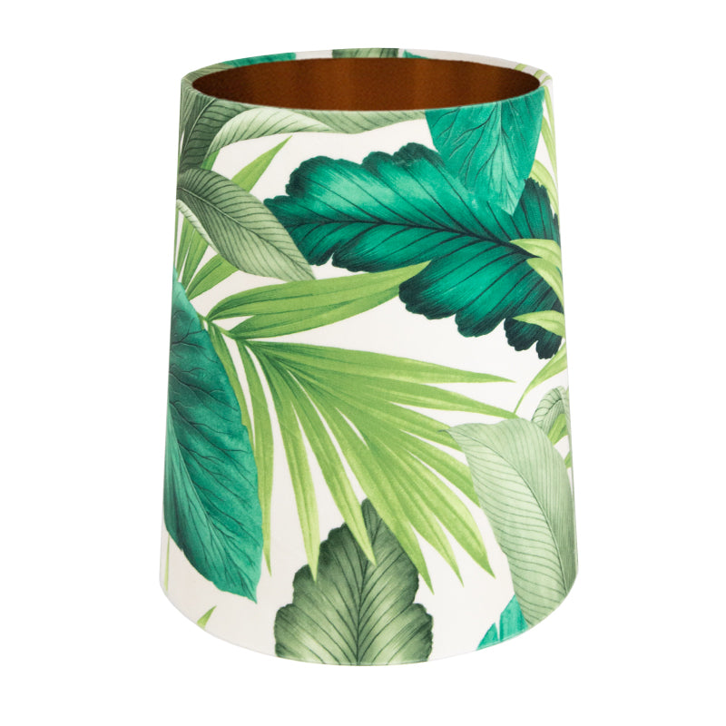 Palm Velvet Tall French Drum Lampshade