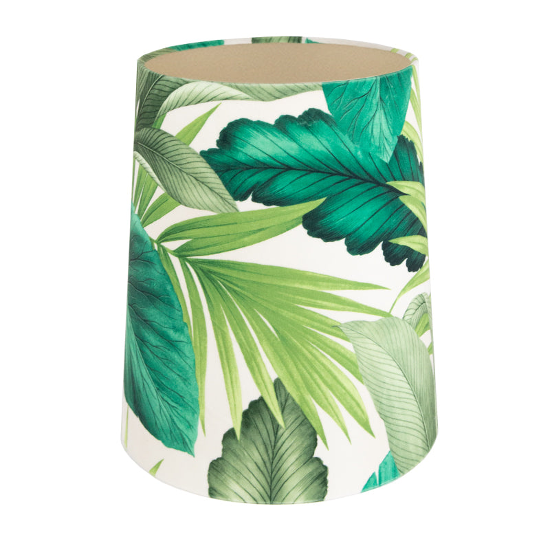 Palm Velvet Tall French Drum Lampshade