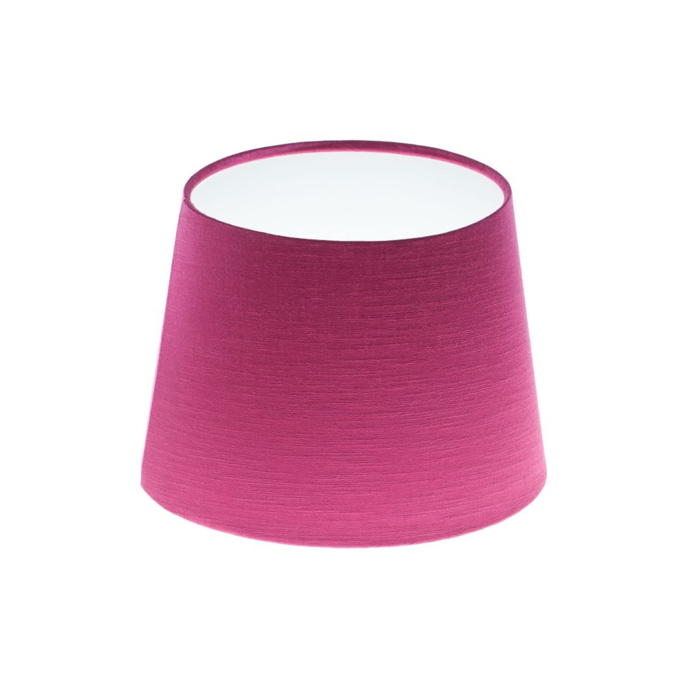 Bright Pink Satin French Drum Lampshade