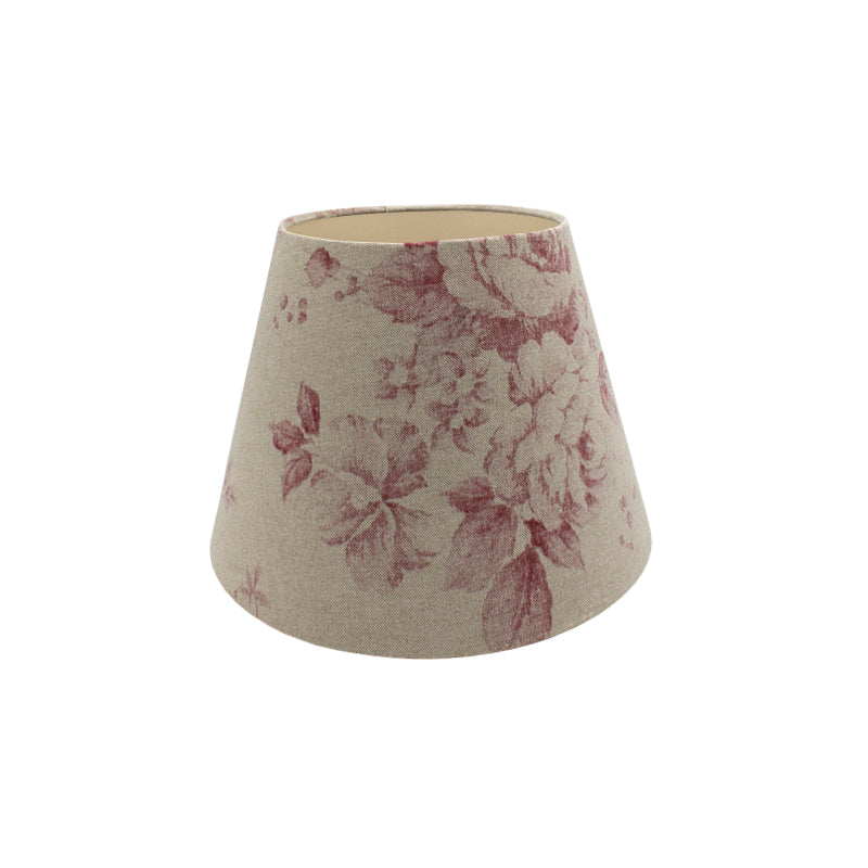 Red Faded Rose Floral Empire Lampshade