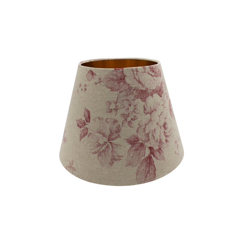 Red Faded Rose Floral Empire Lampshade