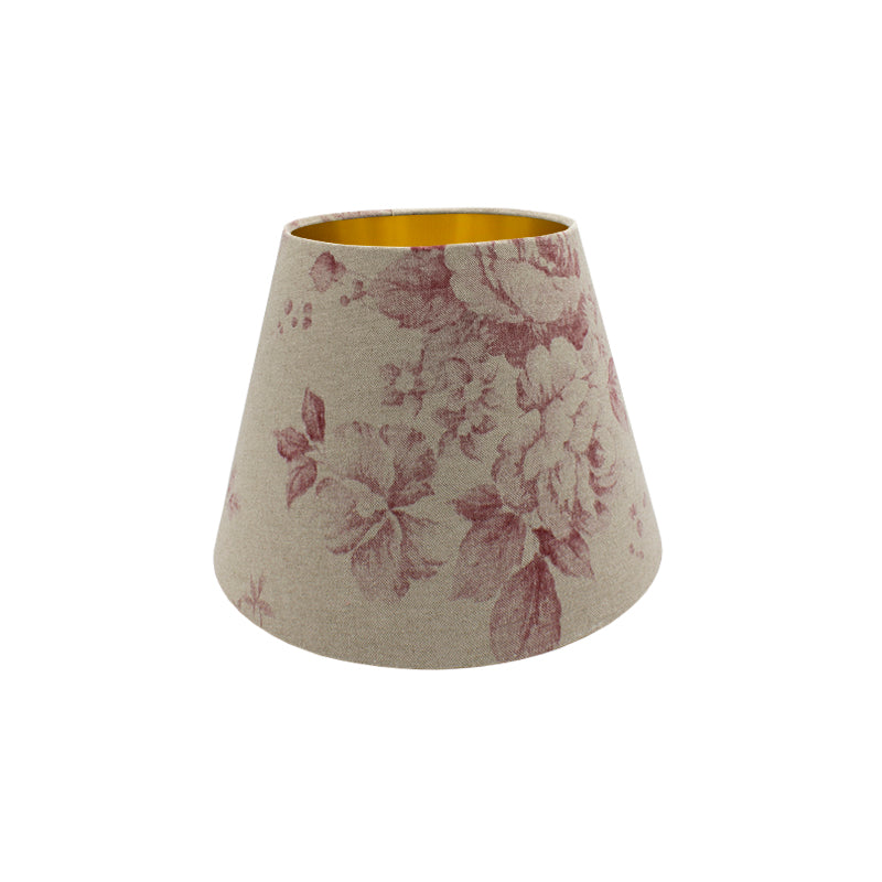 Red Faded Rose Floral Empire Lampshade