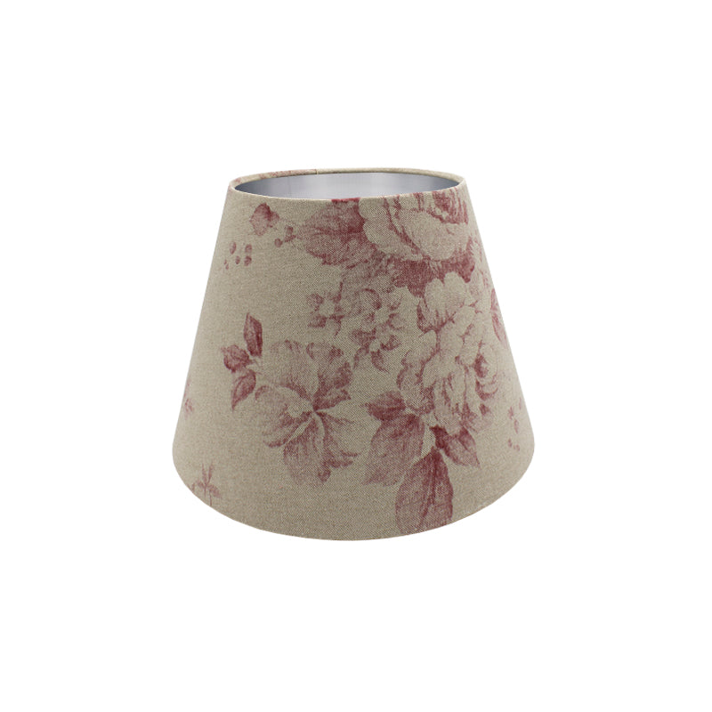 Red Faded Rose Floral Empire Lampshade