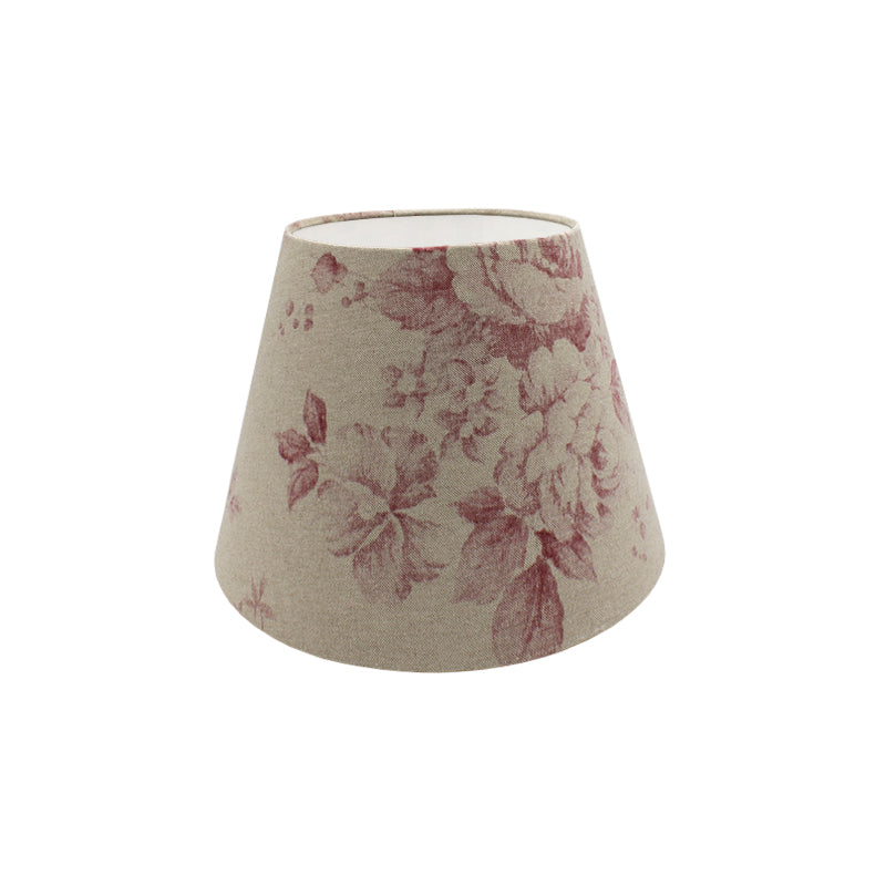 Red Faded Rose Floral Empire Lampshade