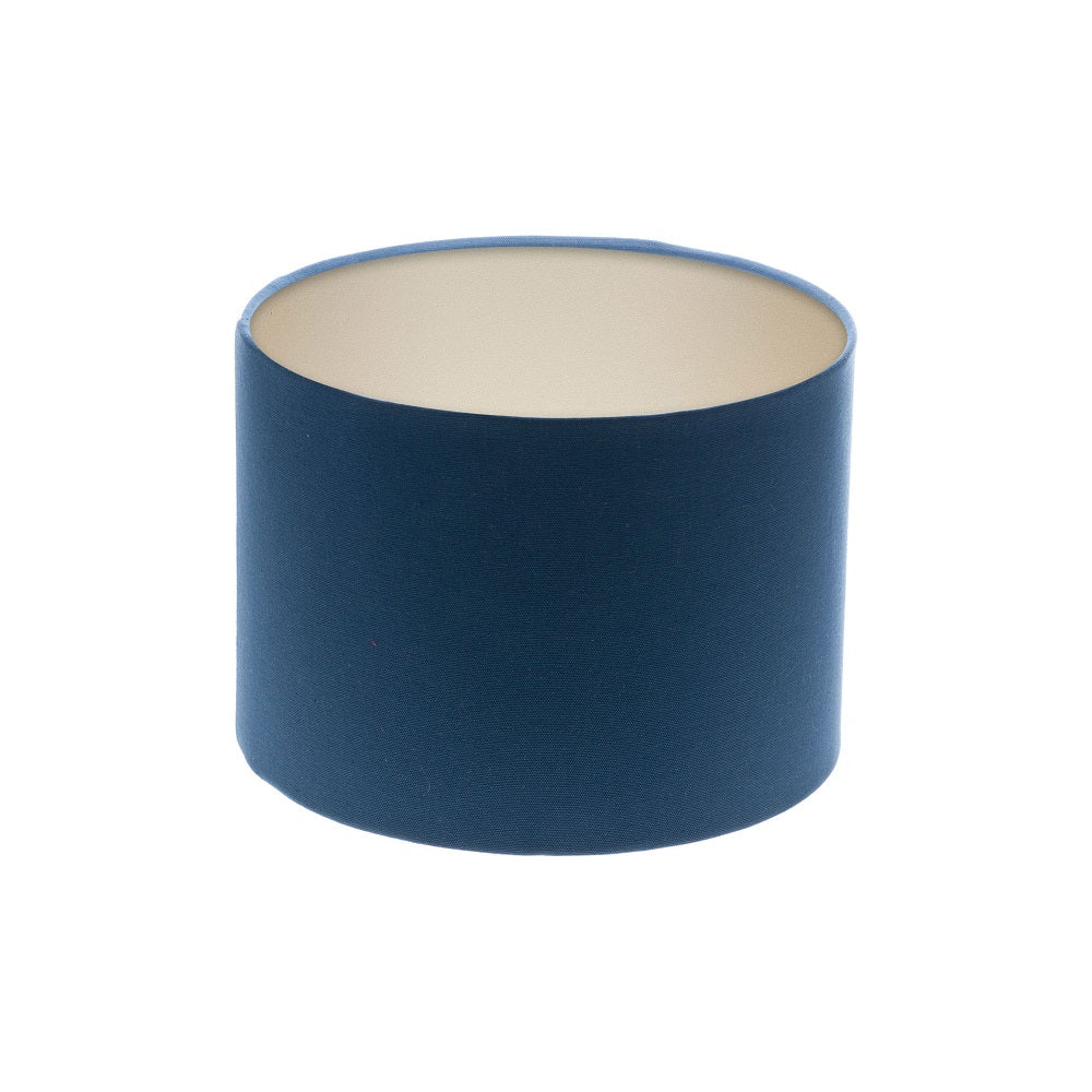 Regal Blue Drum Lampshade Champagne Inner