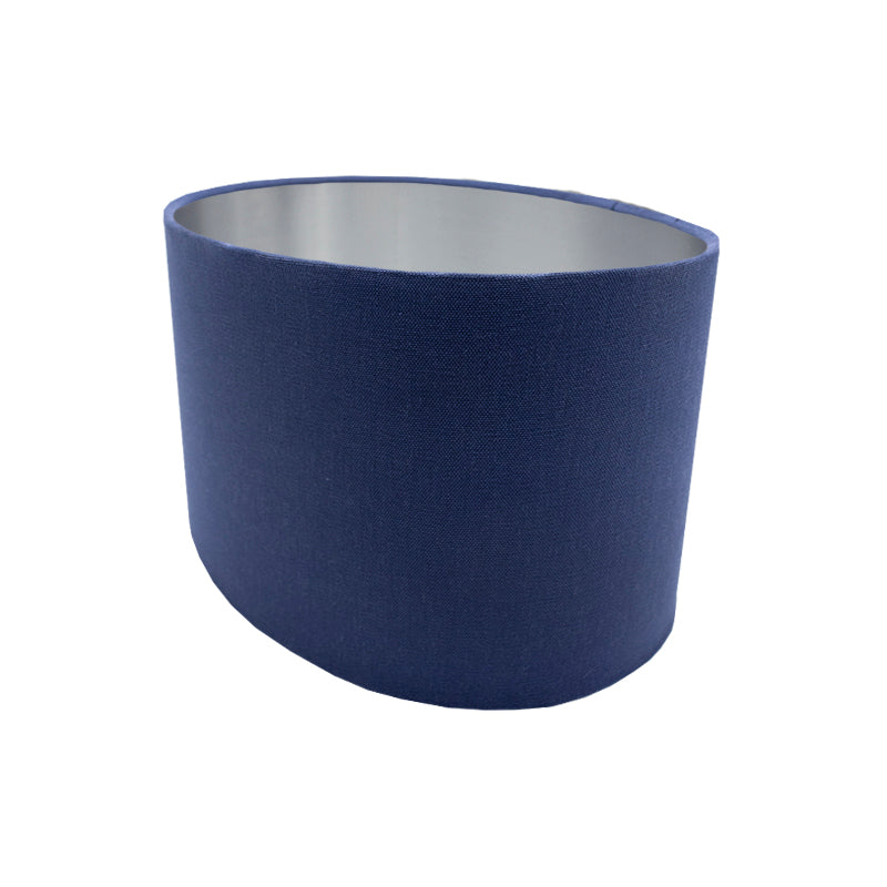 Regal Blue Oval Lampshade