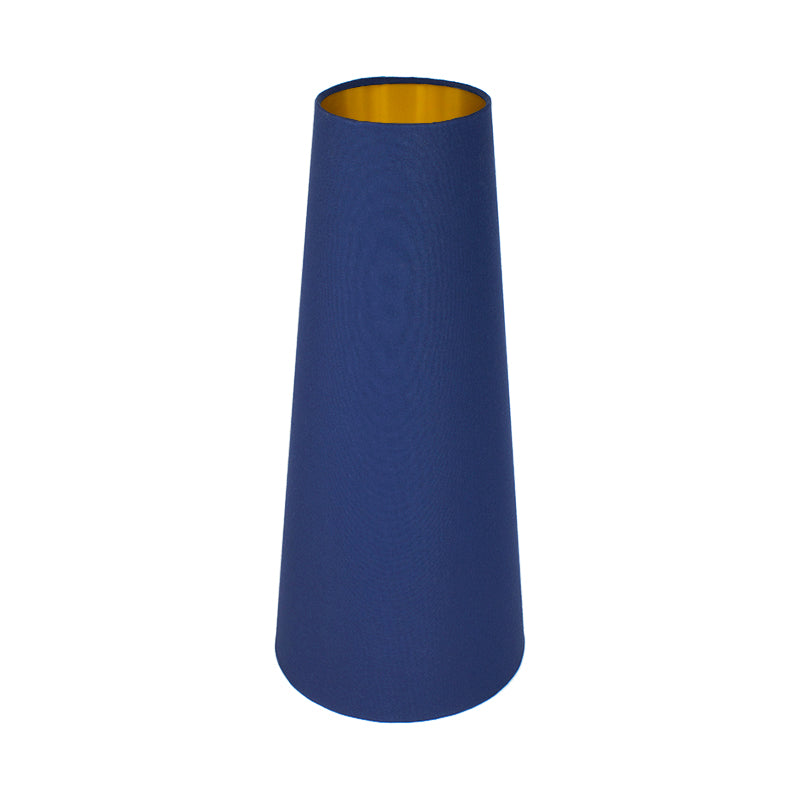 Regal Blue Tall Tapered Lampshade